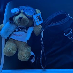 Flying teddy bear with goggles for any ages